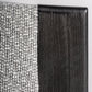 Fauteuil bouclé gris