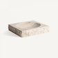 Vide-poche en marbre beige