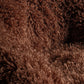 Fauteuil d'appoint molletonné marron