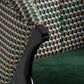 Fauteuil d'appoint en velours vert
