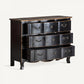 Commode en bois d'orme noir