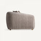Canapé 3 places en tissu taupe