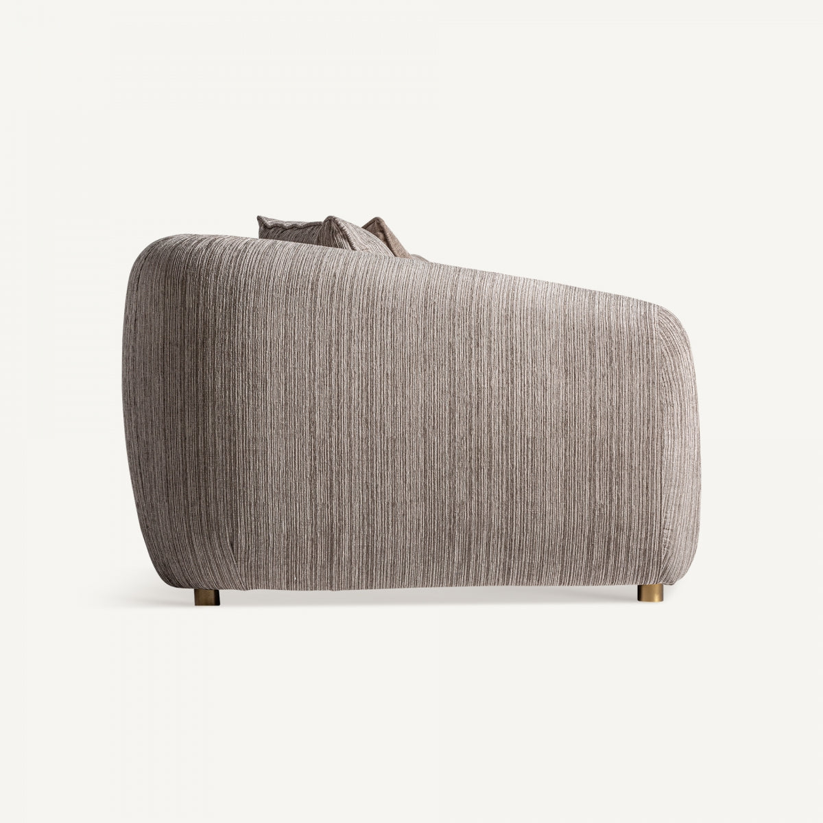 Canapé 3 places en tissu taupe