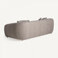 Canapé 3 places en tissu taupe