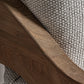 Canapé d'extérieur 4 places en tissu blanc
